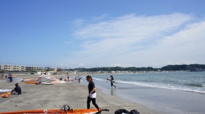 tanning is not done in Japan, windsurfing is.